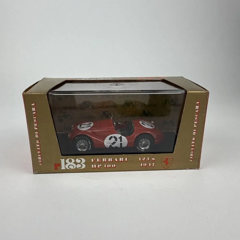 Brumm Models 1:43 Scale R183 - 1947 Ferrari 125S HP100 Red #21
